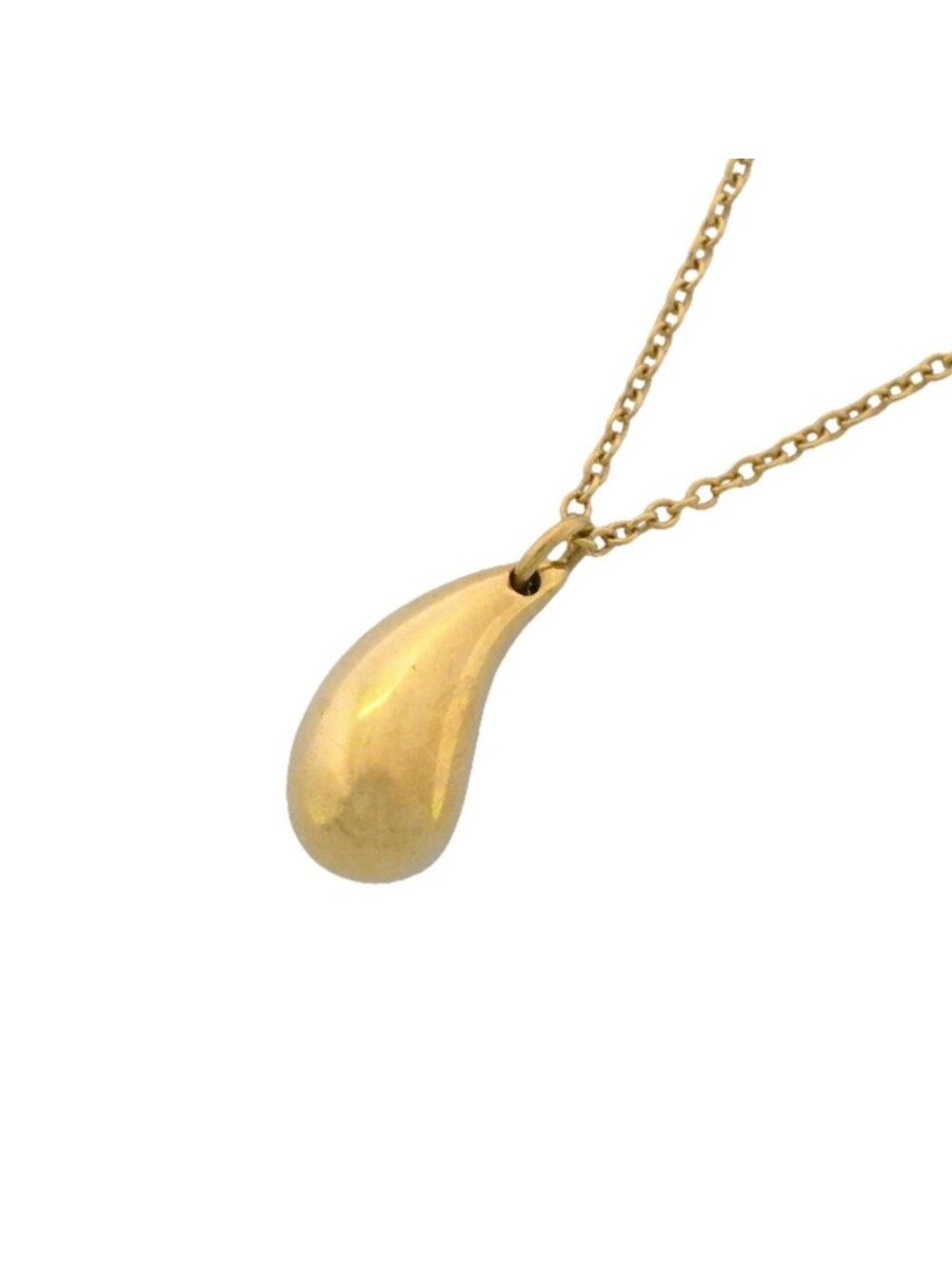 Tiffany & Co Necklace Teardrop 18k Yellow Gold